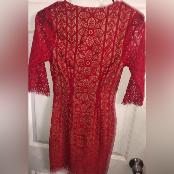 For Love and Lemons Red Lace Dress - Picture 4 of 4